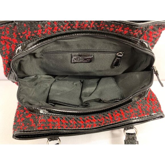 Nine & Co. Women's Plaid Red & Black Purse - Picture 8 of 8